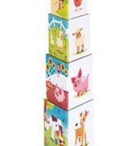 Janod Stapeltoren - Het Leven Op De Boerderij -leerzame-spellen Verkoopwinkel 255x840