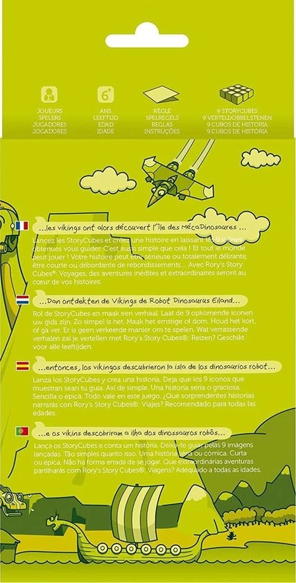 Asmodee Rory's Story Cubes Voyages Dobbelspel 5 Asmodee Rory's Story Cubes Voyages Dobbelspel - Afbeelding 3