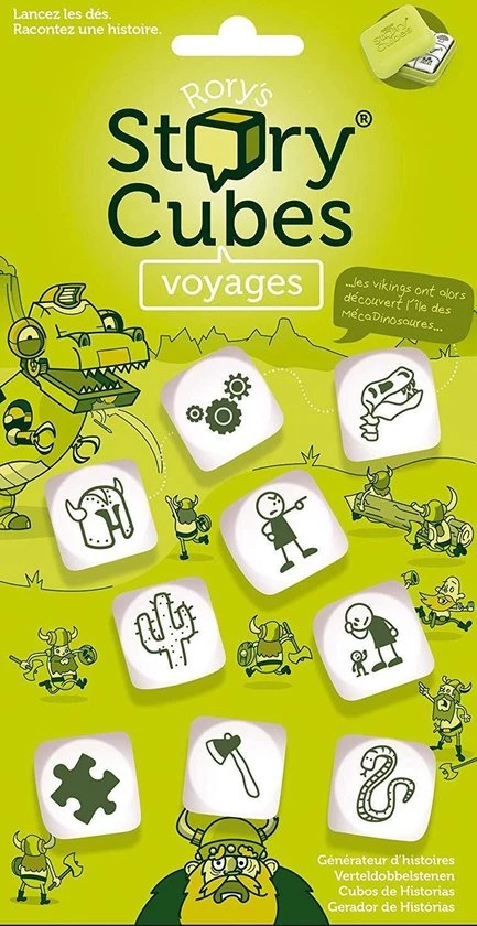 Asmodee Rory's Story Cubes Voyages Dobbelspel 4 Asmodee Rory's Story Cubes Voyages Dobbelspel - Afbeelding 2