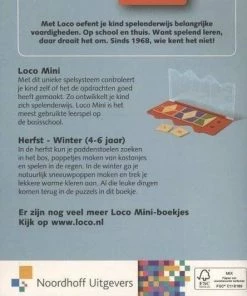 Noordhoff Uitgevers B.V. , Loco Mini - Boekje - Herfst & Winter - 4/6 Jaar - Groep 1/2 -leerzame-spellen Verkoopwinkel 444x840