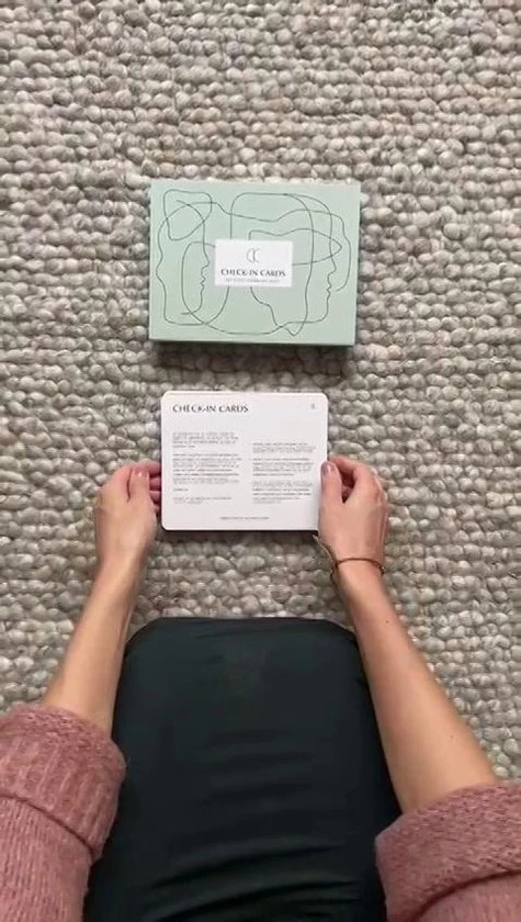 Check-in Cards - Het Echte Gesprek Met Jezelf - Kaartenset - Carddeck 4 Check-in Cards - Het Echte Gesprek Met Jezelf - Kaartenset - Carddeck - Afbeelding 2