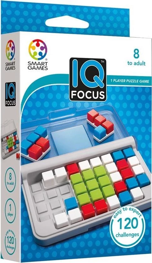 SmartGames - IQ Focus - 120 Opdrachten - Denkspel 3 SmartGames - IQ Focus - 120 Opdrachten - Denkspel