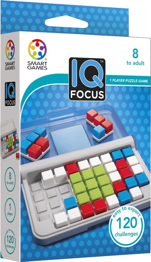 SmartGames - IQ Focus - 120 Opdrachten - Denkspel 10 SmartGames - IQ Focus - 120 Opdrachten - Denkspel - Afbeelding 8