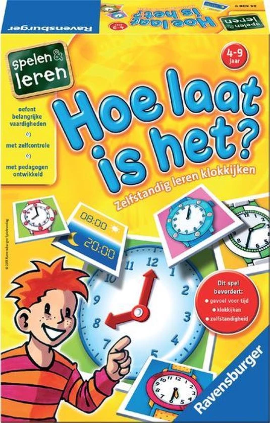Ravensburger Hoe Laat Is Het? - Leerspel 11 Ravensburger Hoe Laat Is Het? - Leerspel - Afbeelding 9
