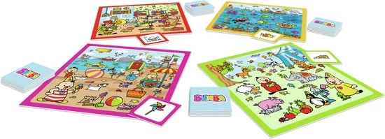 Bumba Spel - Mijn Groot Zoekspel - 5 Zoekplaten En 126 Kaartjes 4 Bumba Spel - Mijn Groot Zoekspel - 5 Zoekplaten En 126 Kaartjes - Afbeelding 2
