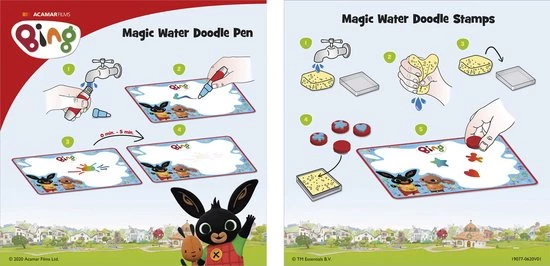Bambolino Toys - Bing Waterdoodle Baby Tekenmat - Herbruikbaar - Educatief Speelgoed - Leren Tekenen 7 Bambolino Toys - Bing Waterdoodle Baby Tekenmat - Herbruikbaar - Educatief Speelgoed - Leren Tekenen - Afbeelding 5