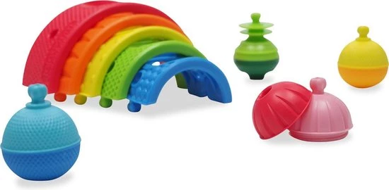 Lalaboom - Regenboog En Educatieve Kralen (13 St) 8 Lalaboom - Regenboog En Educatieve Kralen (13 St) - Afbeelding 6