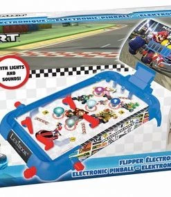 LEXIBOOK Mario Kart Lexibook Nintendo Mario Kart Tafel Elektronische Flipperkast, Actie- En Reflexspel Voor Kinderen En Gezinnen, LCD-scherm, Licht- En Geluidseffecten, Blauw/Rood, JG610NI