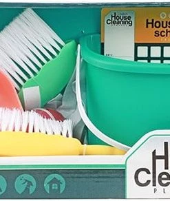 Toi-Toys Schoonmaakset Emmer/bezem - 7-delig (13251A)