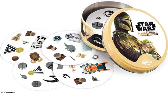 Zygomatic Board Game Studio Dobble Star Wars The Mandalorian - Kaartspel 10 Zygomatic Board Game Studio Dobble Star Wars The Mandalorian - Kaartspel - Afbeelding 8