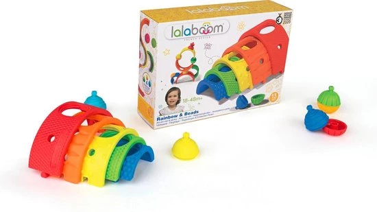 Lalaboom - Regenboog En Educatieve Kralen (13 St) 7 Lalaboom - Regenboog En Educatieve Kralen (13 St) - Afbeelding 5
