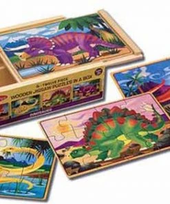 Melissa & Doug Dinosaurus Puzzel Set 14 Melissa & Doug Dinosaurus Puzzel Set -leerzame-spellen Verkoopwinkel 550x314