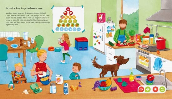 Tiptoi? Starterset Bij Ons Thuis- Ravensburger - Leersysteem 11 Tiptoi? Starterset Bij Ons Thuis- Ravensburger - Leersysteem - Afbeelding 9