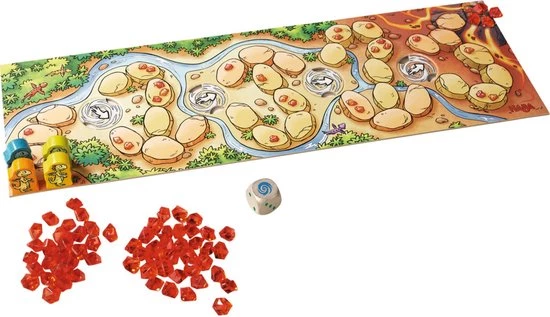Haba Spel - Draak Dondertand - De Vuurkristallen 301892 3 Haba Spel - Draak Dondertand - De Vuurkristallen 301892