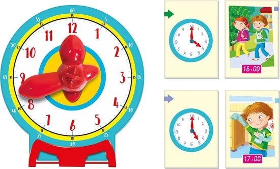 Clementoni Spelend Leren Hoe Laat Is Het? Educatief Spel 4 Clementoni Spelend Leren Hoe Laat Is Het? Educatief Spel - Afbeelding 2
