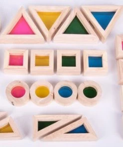 Commotion TickiT - 24 Regenboogblokken Hout