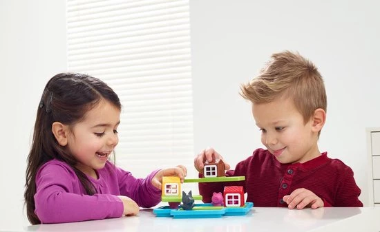 SmartGames - Drie Kleine Biggetjes Deluxe - Kleuterspel - 48 Opdrachten 15 SmartGames - Drie Kleine Biggetjes Deluxe - Kleuterspel - 48 Opdrachten - Afbeelding 13