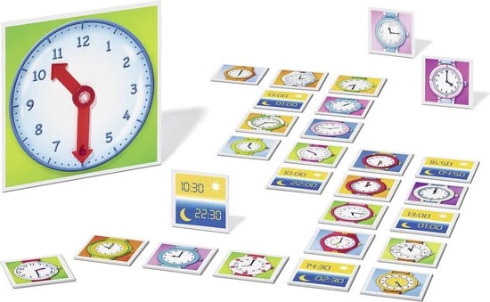 Ravensburger Hoe Laat Is Het? - Leerspel 6 Ravensburger Hoe Laat Is Het? - Leerspel - Afbeelding 4