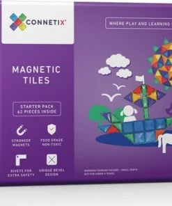 Connetix Tiles Connetix - Ball Run Pack Knikkerbaan 92 Stuks - Magnetisch Constructiespeelgoed -leerzame-spellen Verkoopwinkel 550x339