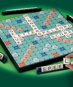 Megableu Scrabble XL - Bordspellen - Gezelschapsspel Voor Familie - Extra Grote Letters En Met Tilelock-systeem -leerzame-spellen Verkoopwinkel 550x343 3