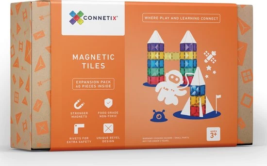 Connetix Tiles Connetix - 24delig Motion Pack - Magnetisch Constructiespeelgoed 17 Connetix Tiles Connetix - 24delig Motion Pack - Magnetisch Constructiespeelgoed - Afbeelding 15