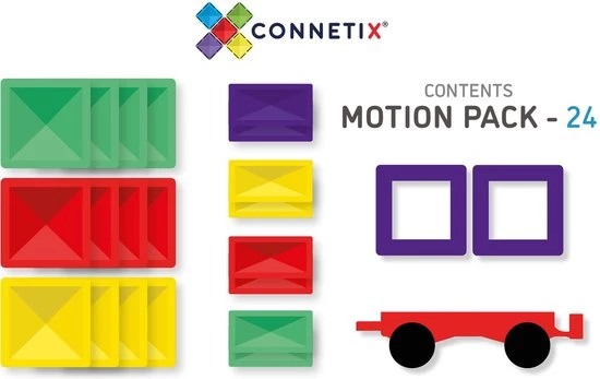 Connetix Tiles Connetix - 24delig Motion Pack - Magnetisch Constructiespeelgoed 15 Connetix Tiles Connetix - 24delig Motion Pack - Magnetisch Constructiespeelgoed - Afbeelding 13