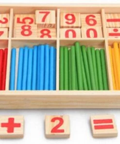 Merkloos Leren Rekenen Educatief Montessori Speelgoed - Houten -leerzame-spellen Verkoopwinkel 550x347 2