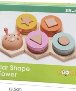 Merkloos Rups Puzzel – Vormenpuzzels - Vormenstoof - Stapeltoren - Puzzels - Montessori - Houten Speelgoed - Educatief Speelgoed - Kleurrijk - Puzzel - Kinderspeelgoed - Geometrisch - Klassiek Speelgoed - Uitdagend - Oog-hand Coördinatie -leerzame-spellen Verkoopwinkel 550x357 2