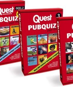 Quest Pubquiz Voor Thuis Set Met Deel 2-3-4