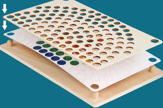 LS KIDS Regenboog Kralenspel - Fijne Motoriek - Sorteren - Montessori 3 LS KIDS Regenboog Kralenspel - Fijne Motoriek - Sorteren - Montessori