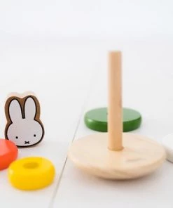 Bambolino Toys - Nijntje Houten Stapeltoren - Educatief Speelgoed - Stapelpyramide -leerzame-spellen Verkoopwinkel 550x366 184