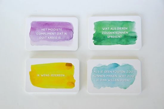 Therhappy - Therapie - Babbelkaartjes - Kinderen/Jongeren/Volwassenen - Verbinding- Gesprekstechniek 6 Therhappy - Therapie - Babbelkaartjes - Kinderen/Jongeren/Volwassenen - Verbinding- Gesprekstechniek - Afbeelding 4