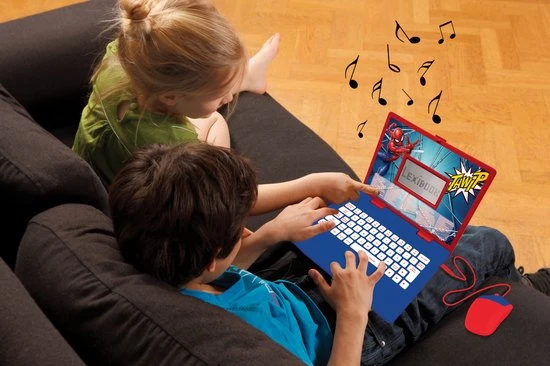 LEXIBOOK SPIDERMAN MARVEL Lexibook Spider-man - Educatieve Tweetalige Computer 124 Activiteiten - JC598SPi10 -Frans/Nederlands 4 LEXIBOOK SPIDERMAN MARVEL Lexibook Spider-man - Educatieve Tweetalige Computer 124 Activiteiten - JC598SPi10 -Frans/Nederlands - Afbeelding 2