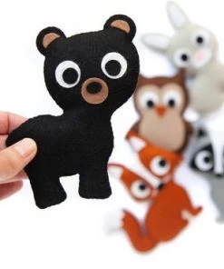 Knutselen Meisjes - Knutselen Jongens - Knutselpakket Meisjes En Jongens - Forest Animals Bosdieren - Naaiset Kinderen - WoodyDoody -leerzame-spellen Verkoopwinkel 550x368 5