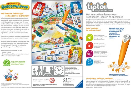 Tiptoi® Spel Tijd Voor De Boodschappen - Ravensburger - Leersysteem 4 Tiptoi® Spel Tijd Voor De Boodschappen - Ravensburger - Leersysteem - Afbeelding 2