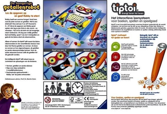 Tiptoi® Spel De Hongerige Getallenrobot - Ravensburger - Leersysteem 12 Tiptoi® Spel De Hongerige Getallenrobot - Ravensburger - Leersysteem - Afbeelding 10