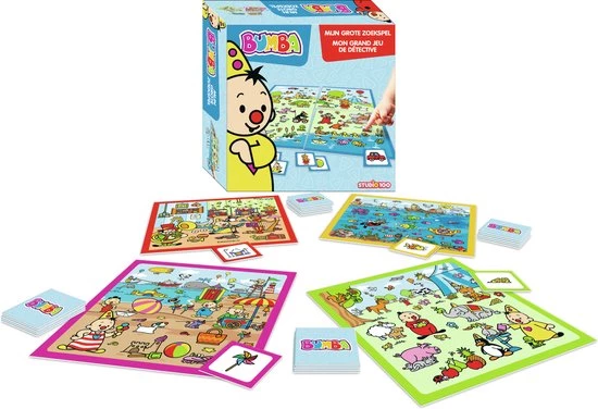 Bumba Spel - Mijn Groot Zoekspel - 5 Zoekplaten En 126 Kaartjes 7 Bumba Spel - Mijn Groot Zoekspel - 5 Zoekplaten En 126 Kaartjes - Afbeelding 5