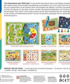 Education Clementoni - Interactieve Pen 1000 Quiz - Met Bordspel - Educatief Speelgoed 3-6 Jaar -leerzame-spellen Verkoopwinkel 550x377 3
