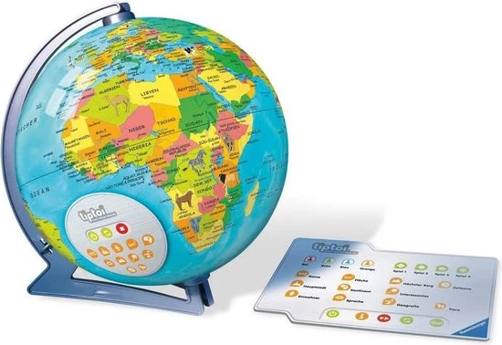 Tiptoi® Interactieve Globe Wereldbol - Ravensburger - Leersysteem 10 Tiptoi® Interactieve Globe Wereldbol - Ravensburger - Leersysteem - Afbeelding 8