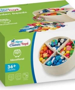 New Classic Toys - Houten Kralen In Box -260 Gr. 15 New Classic Toys - Houten Kralen In Box -260 Gr. -leerzame-spellen Verkoopwinkel 550x381 4