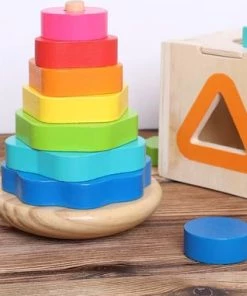 ACool Toy 3-in-1 Montessori Speelgoed Box Giraffe - Sensorisch - Baby Speelgoed - Telraam - Vormenstoof - 1 Tot 4 Jaar -leerzame-spellen Verkoopwinkel 550x381 7