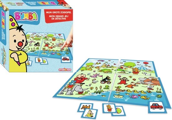 Bumba Spel - Mijn Groot Zoekspel - 5 Zoekplaten En 126 Kaartjes 6 Bumba Spel - Mijn Groot Zoekspel - 5 Zoekplaten En 126 Kaartjes - Afbeelding 4