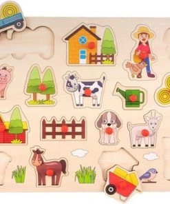Engelhart Houten Knopjes Puzzel Boerderij 17 Stukjes -leerzame-spellen Verkoopwinkel 550x387 3