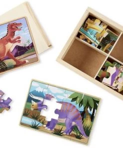 Melissa & Doug Dinosaurus Puzzel Set 13 Melissa & Doug Dinosaurus Puzzel Set -leerzame-spellen Verkoopwinkel 550x393 8