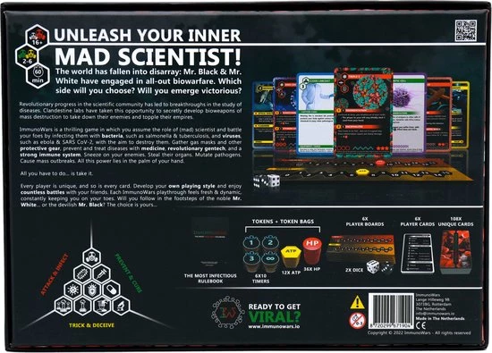 ImmunoWars: Basis Spel - Het Meest Besmettelijke Kaartspel - Spel Over Virussen, Bacteriën, En Wetenschap 9 ImmunoWars: Basis Spel - Het Meest Besmettelijke Kaartspel - Spel Over Virussen, Bacteriën, En Wetenschap - Afbeelding 7
