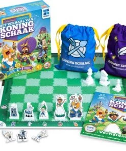 Megableu Het Verhaal Van Koning Schaak - Bordspellen - Gezelschapsspel Voor Familie - Leren Schaken - Winnaar Speelgoed Van Het Jaar Nederland 2022 STEAM -leerzame-spellen Verkoopwinkel 550x402 1