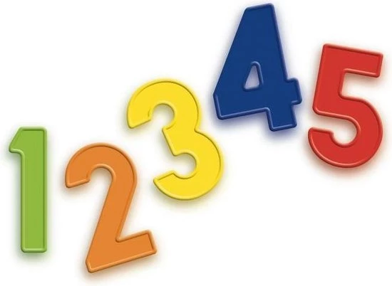 Quercetti Cijfer Magneten, 48st. 3 Quercetti Cijfer Magneten, 48st.