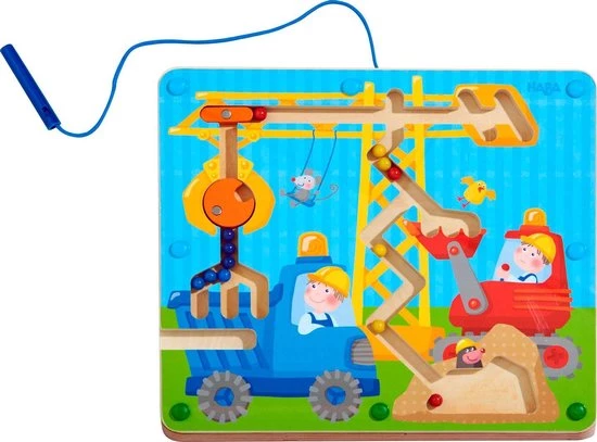 Haba Magneetspel Op De Bouwplaats 7 Haba Magneetspel Op De Bouwplaats - Afbeelding 5