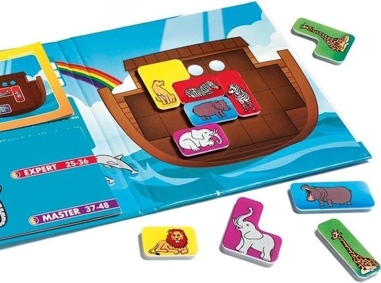 SmartGames - Noah's Ark - Magnetische Denkpuzzel Met 48 Opdrachten 5 SmartGames - Noah's Ark - Magnetische Denkpuzzel Met 48 Opdrachten - Afbeelding 3