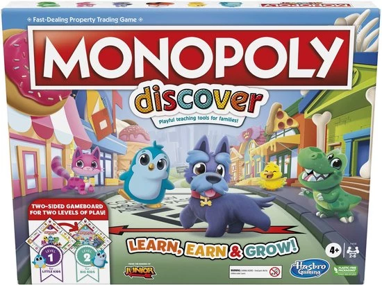 Hasbro Monopoly Discover Mijn Eerste Monopoly - Junior Uitgave English Version (Engelstalig) 3 Hasbro Monopoly Discover Mijn Eerste Monopoly - Junior Uitgave English Version (Engelstalig)